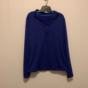 Nike Pro Dri-Fit Blue Half Zip Pullover Sweater
